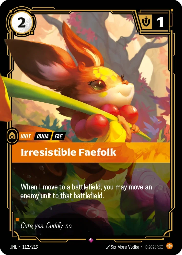 Unleashed (UNL) · Irresistible Faefolk · #112