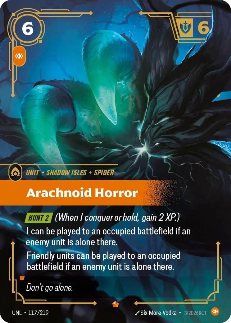 Unleashed (UNL) · Arachnoid Horror · #117