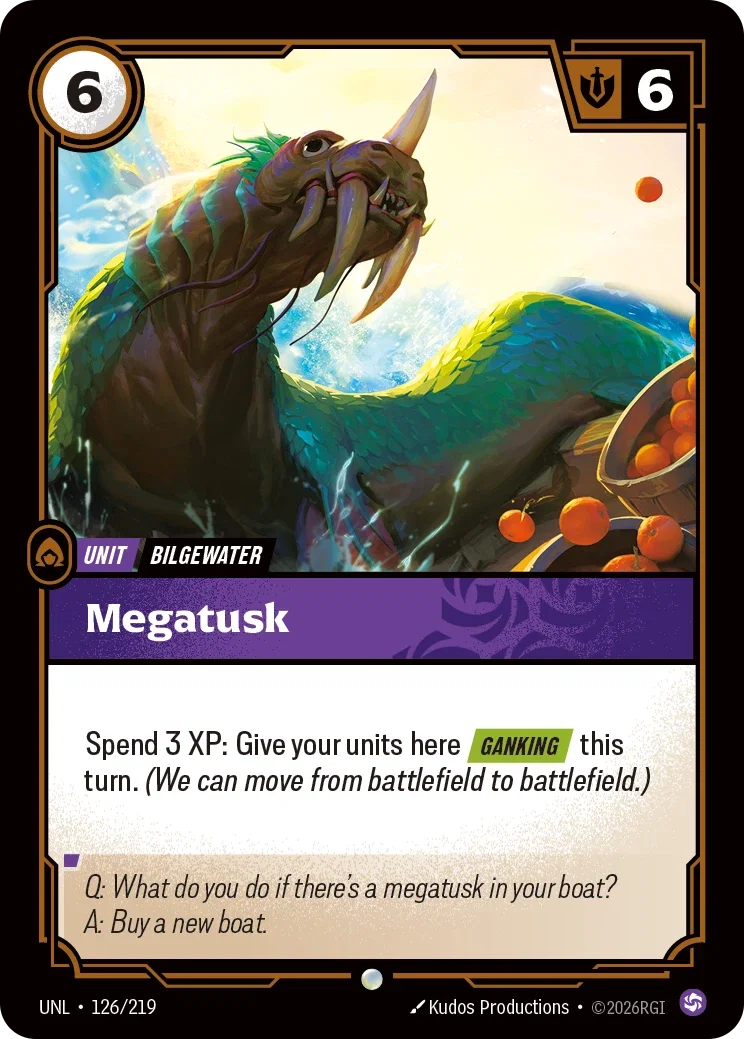 Unleashed (UNL) · Megatusk · #126