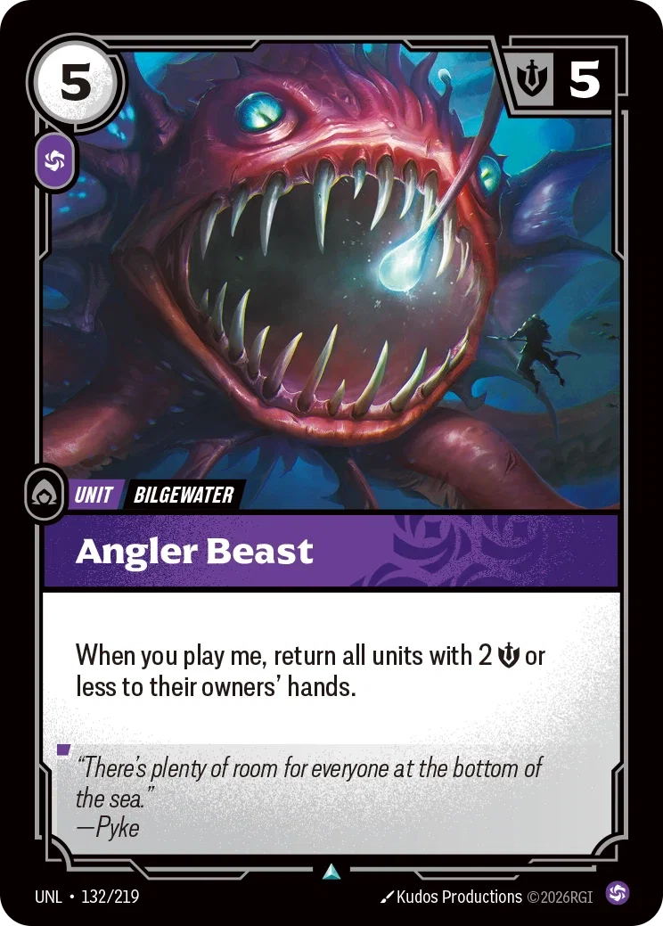Unleashed (UNL) · Angler Beast · #132