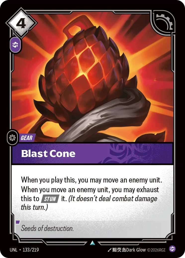 Unleashed (UNL) · Blast Cone · #133