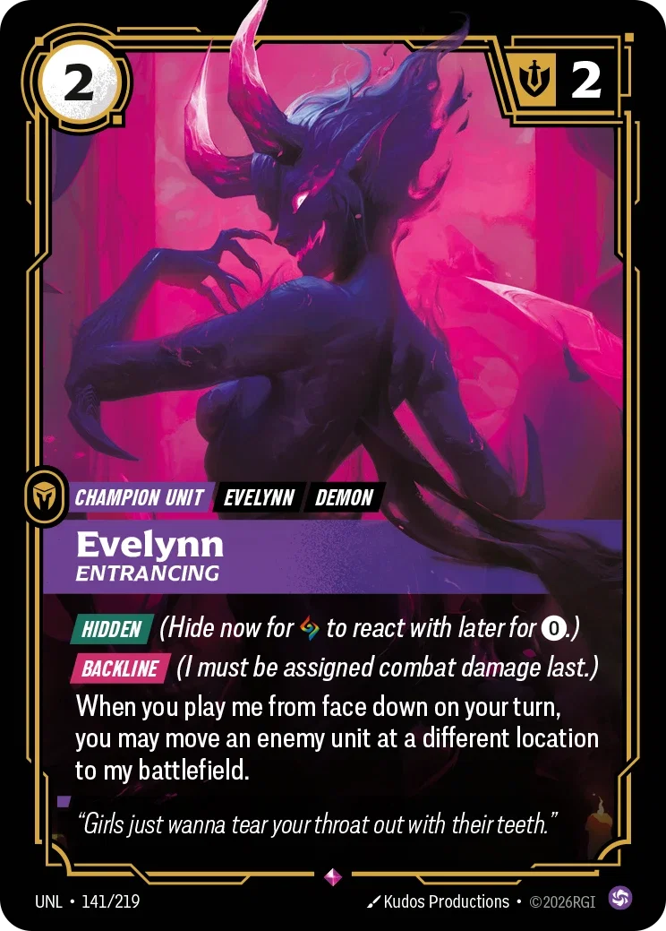Unleashed (UNL) · Evelynn, Entrancing · #141
