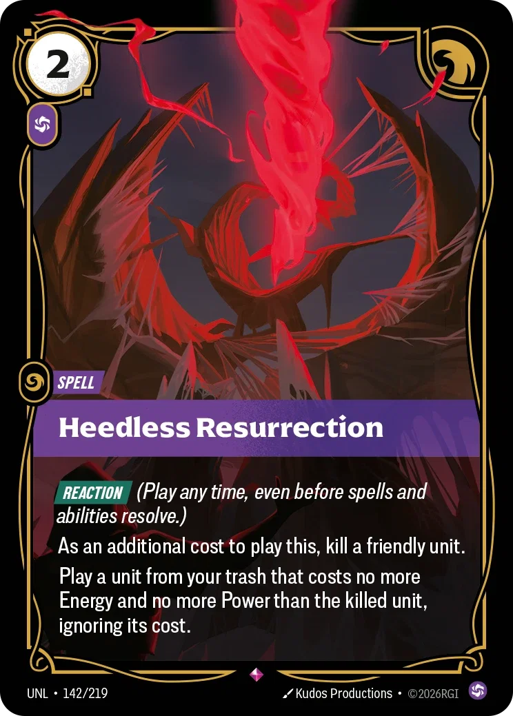 Unleashed (UNL) · Heedless Resurrection · #142