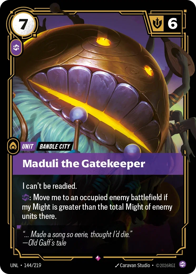 Unleashed (UNL) · Maduli the Gatekeeper · #144
