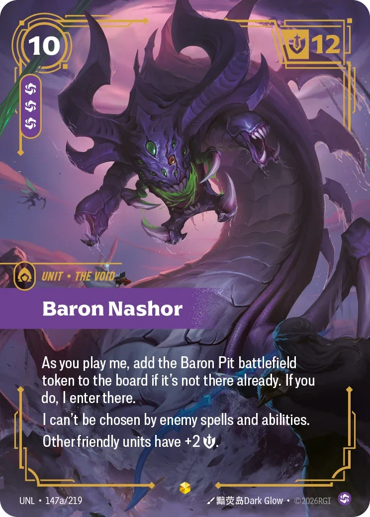 Unleashed (UNL) · Baron Nashor · #147 (Alt Art)