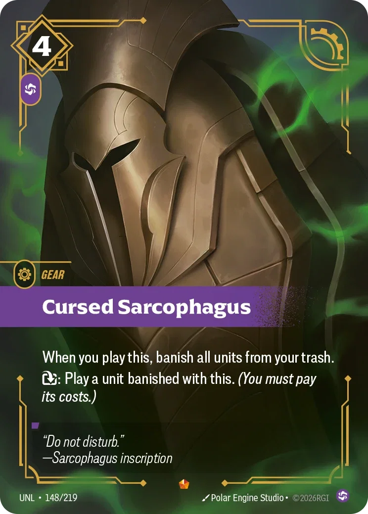 Unleashed (UNL) · Cursed Sarcophagus · #148