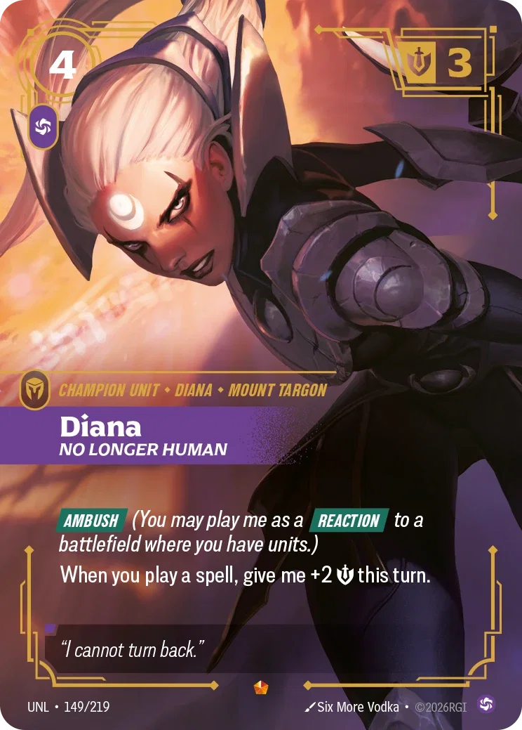 Unleashed (UNL) · Diana, No Longer human · #149