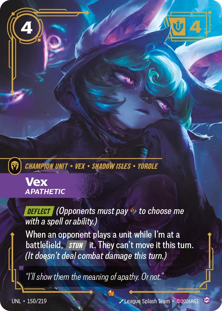 Unleashed (UNL) · Vex, Apathetic · #150