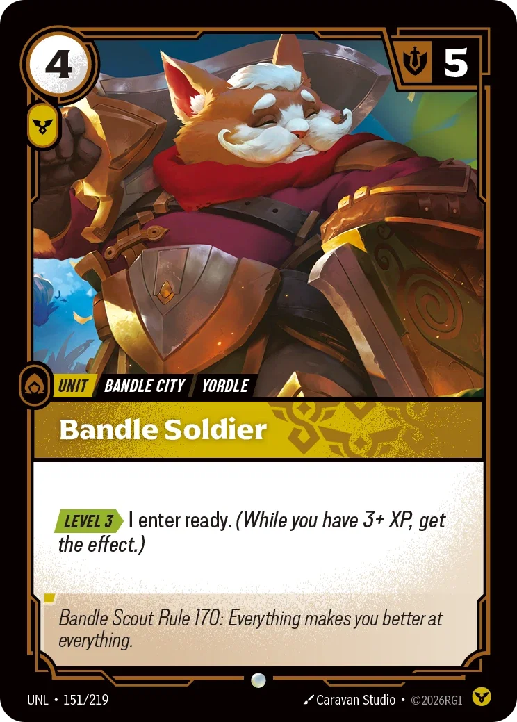 Unleashed (UNL) · Bandle Soldier · #151