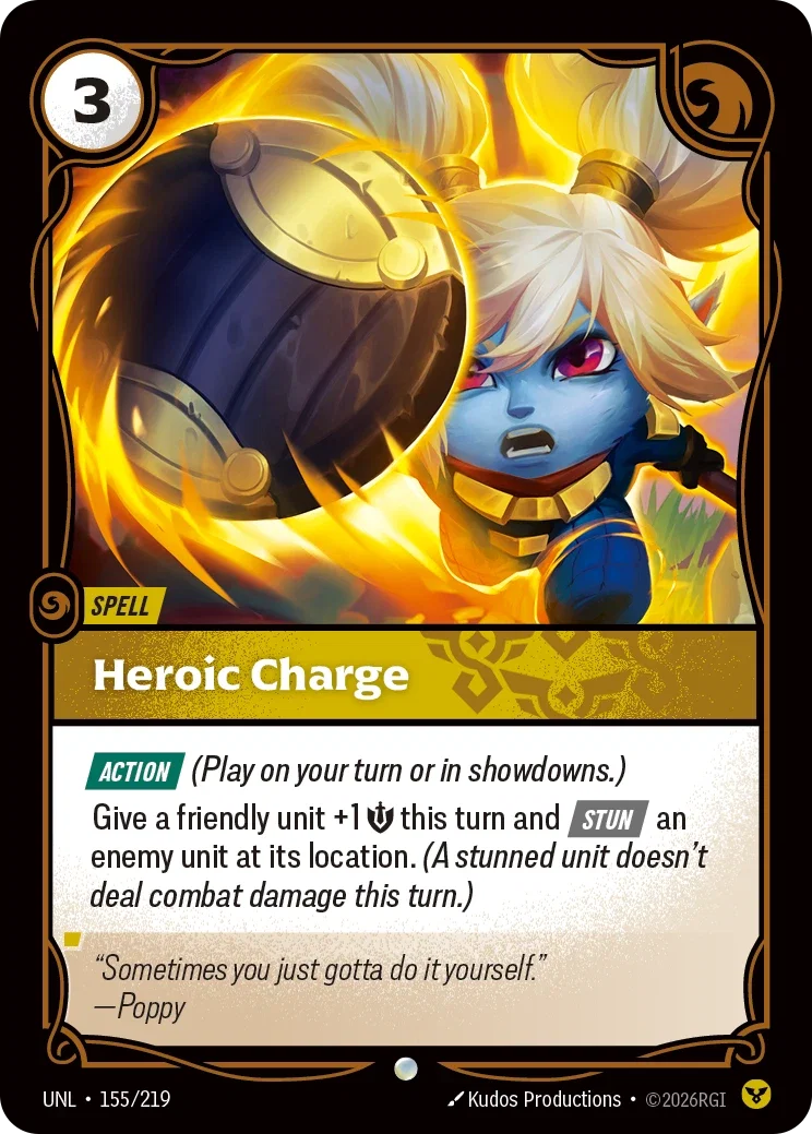 Unleashed (UNL) · Heroic Charge · #155