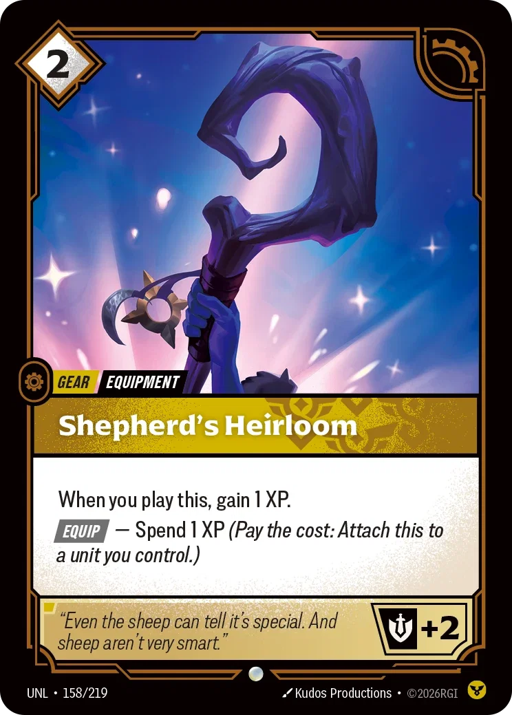 Unleashed (UNL) · Shepherd's Heirloom · #158