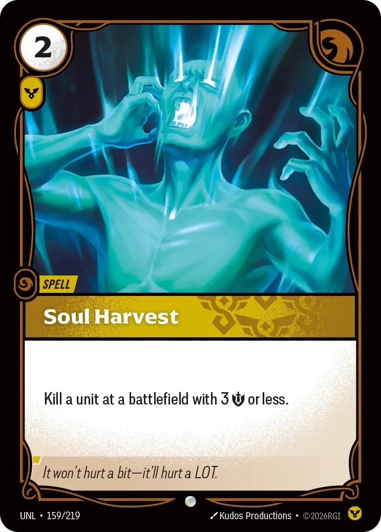 Unleashed (UNL) · Soul Harvest · #159