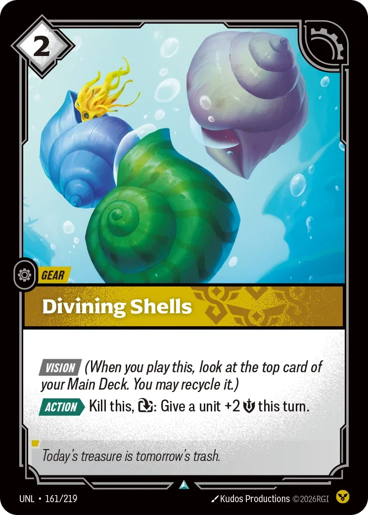 Unleashed (UNL) · Divining Shells · #161
