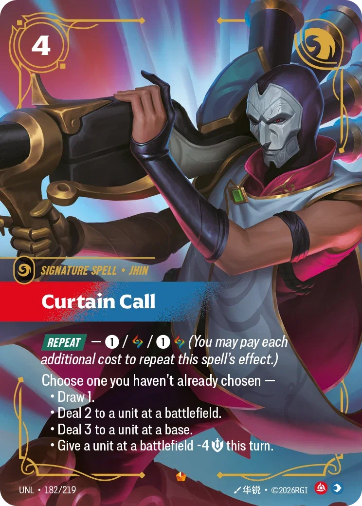 Unleashed (UNL) · Curtain Call · #182