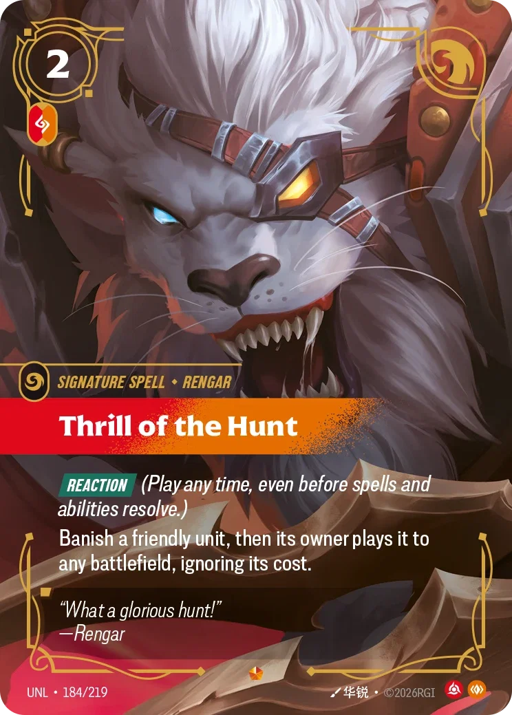 Unleashed (UNL) · Thrill of the Hunt · #184