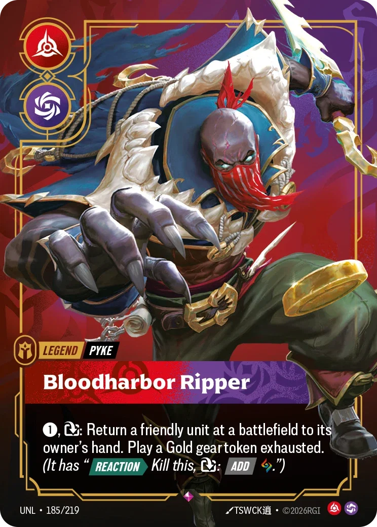 Unleashed (UNL) · Pyke, Bloodharbor Ripper · #185