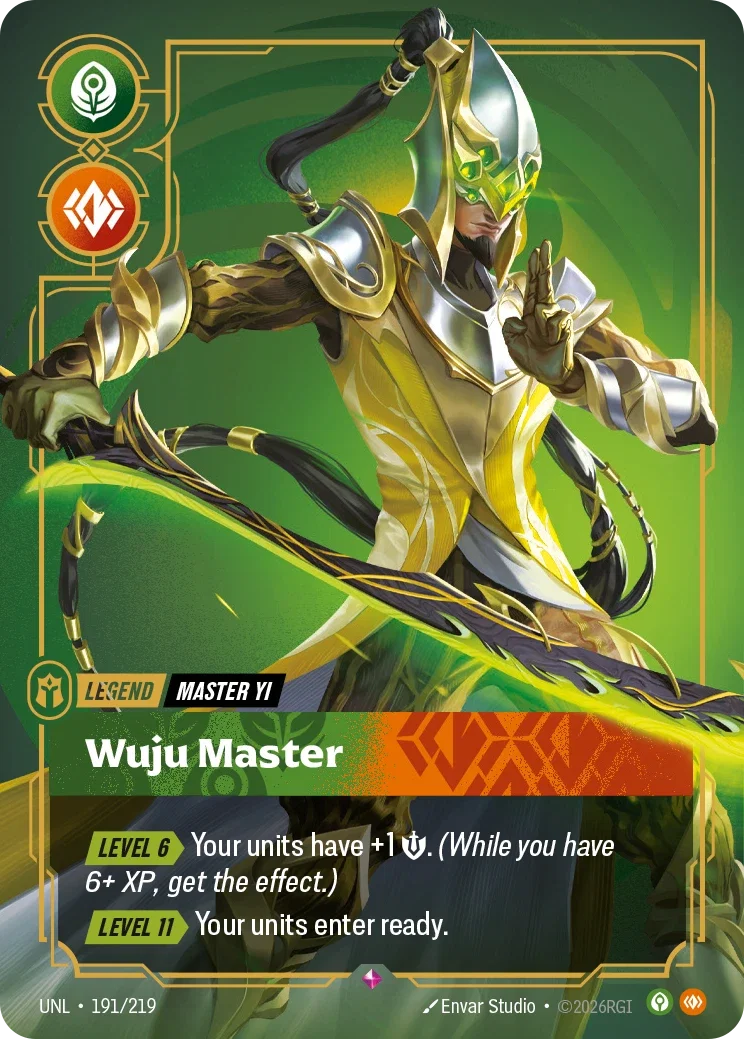 Unleashed (UNL) · Master Yi, Wuju Master · #191