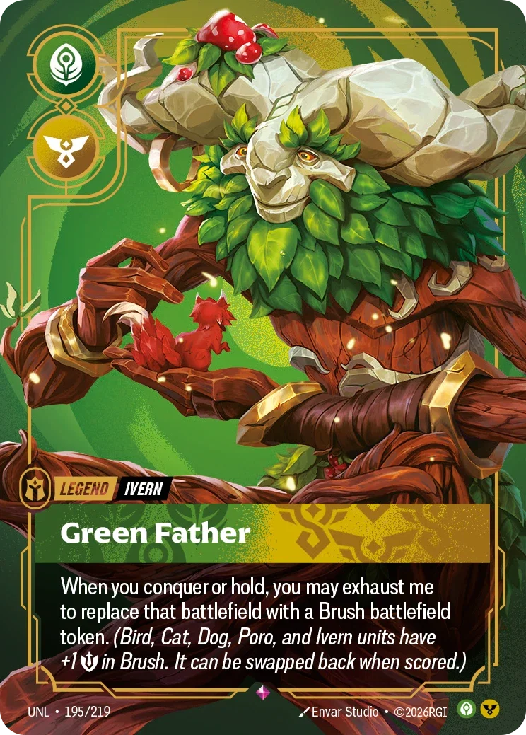 Unleashed (UNL) · Ivern, Green Father · #195