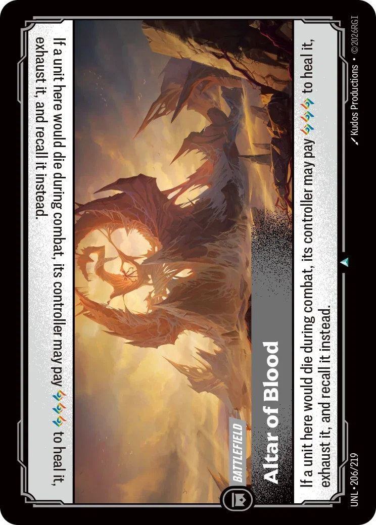 Unleashed (UNL) · Altar of Blood · #206