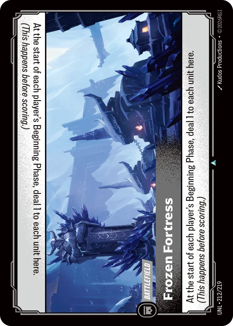 Unleashed (UNL) · Frozen Fortress · #212