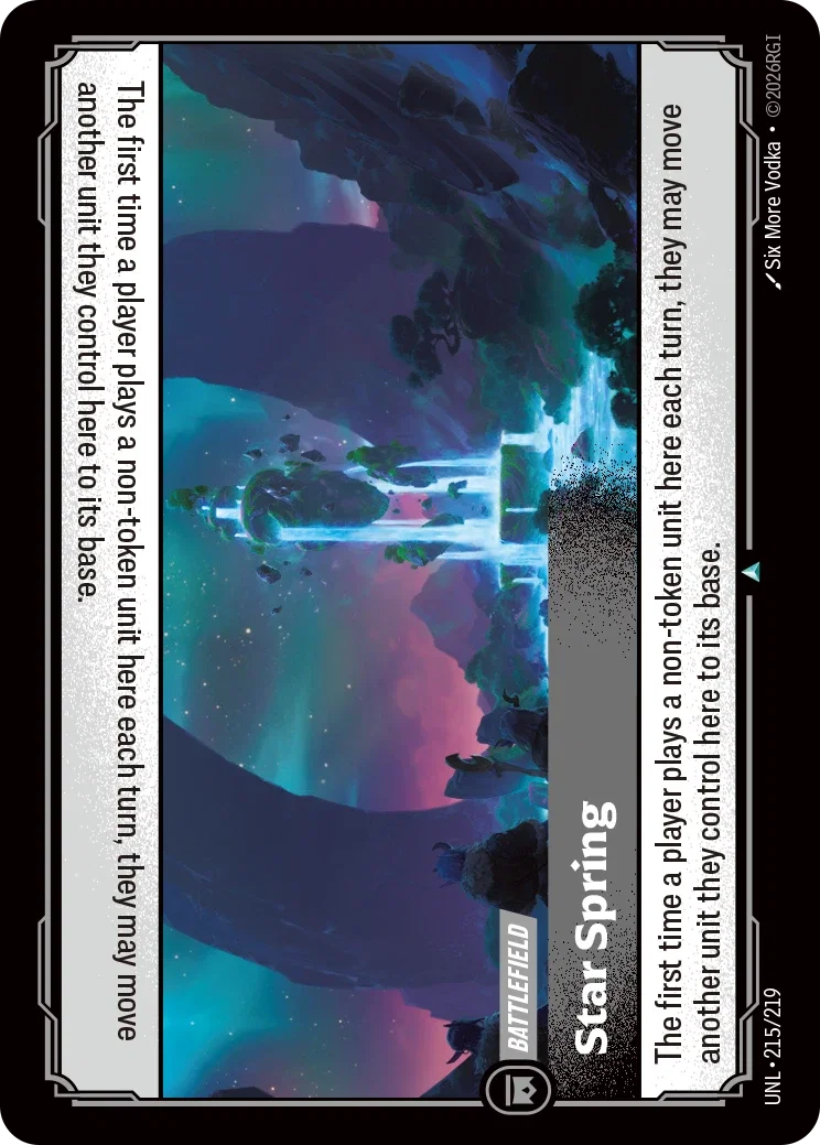 Unleashed (UNL) · Star Spring · #215