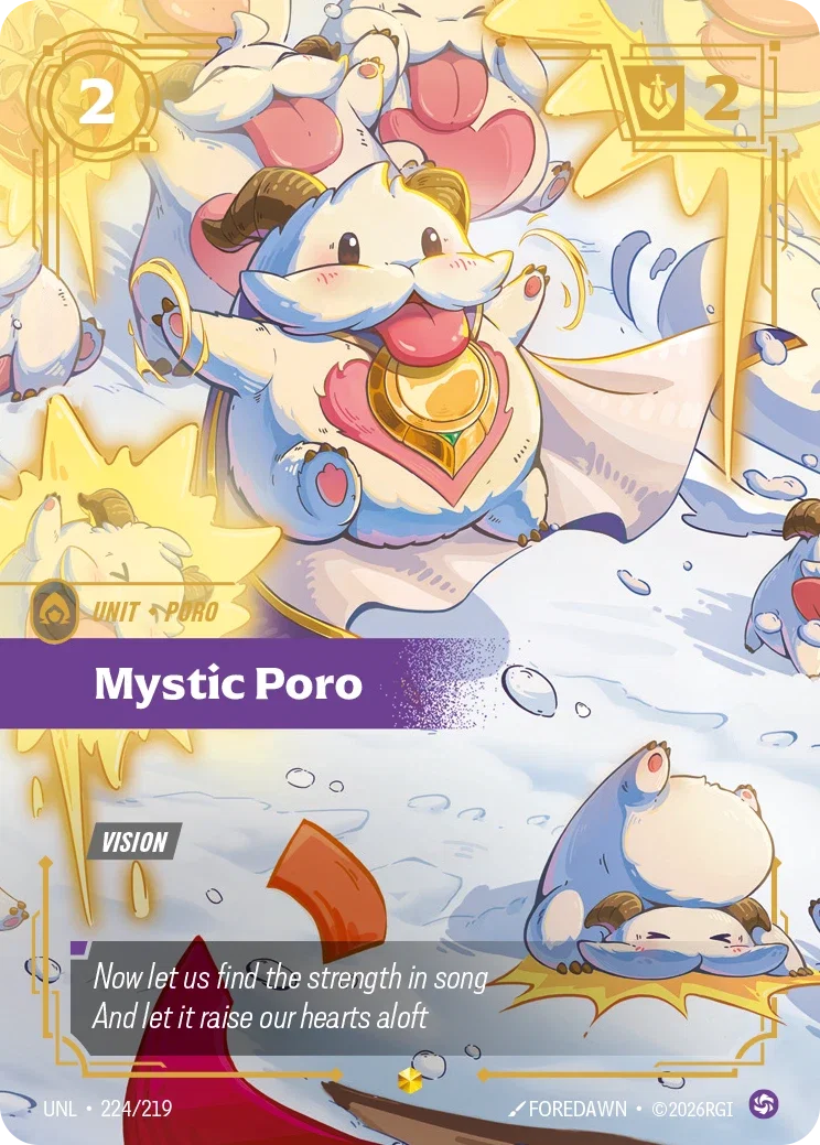 Unleashed (UNL) · Mystic Poro · #224 (Overnumber)