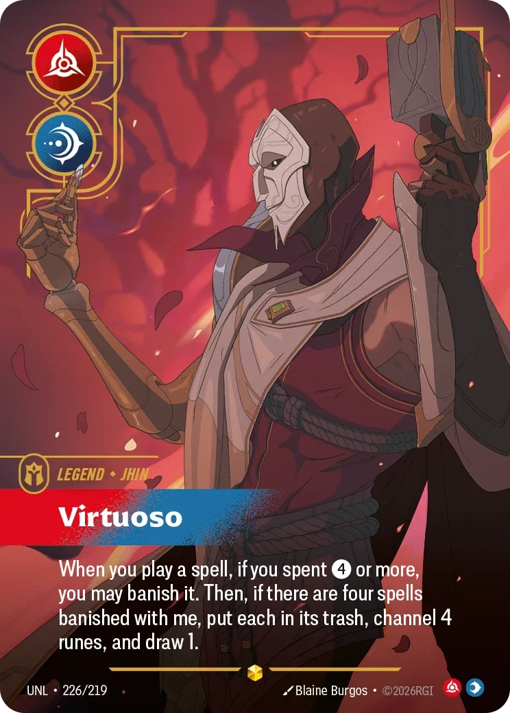 Unleashed (UNL) · Jhin, Virtuoso · #226 (Overnumber)