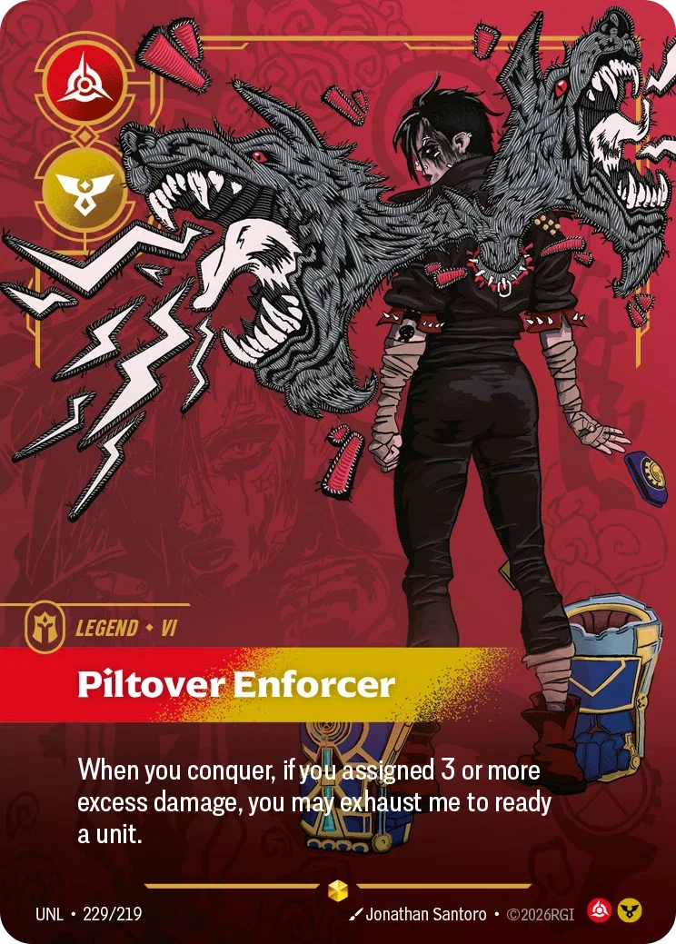 Unleashed (UNL) · Vi, Piltover Enforcer · #229 (Overnumber)