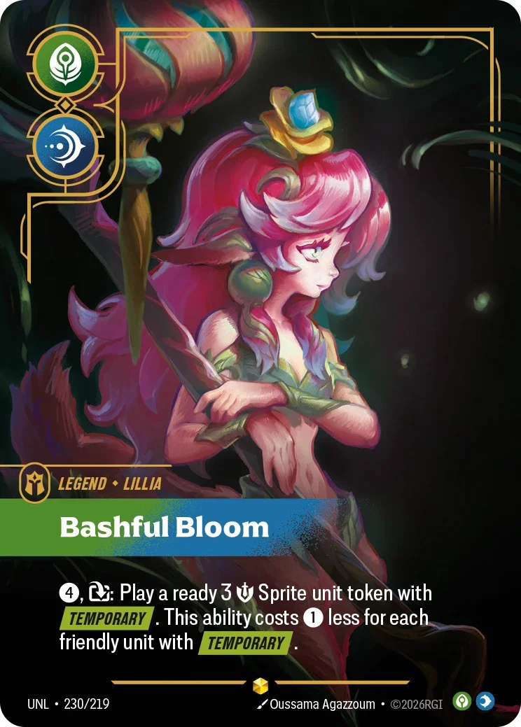 Unleashed (UNL) · Lillia, Bashful Bloom · #230 (Overnumber)
