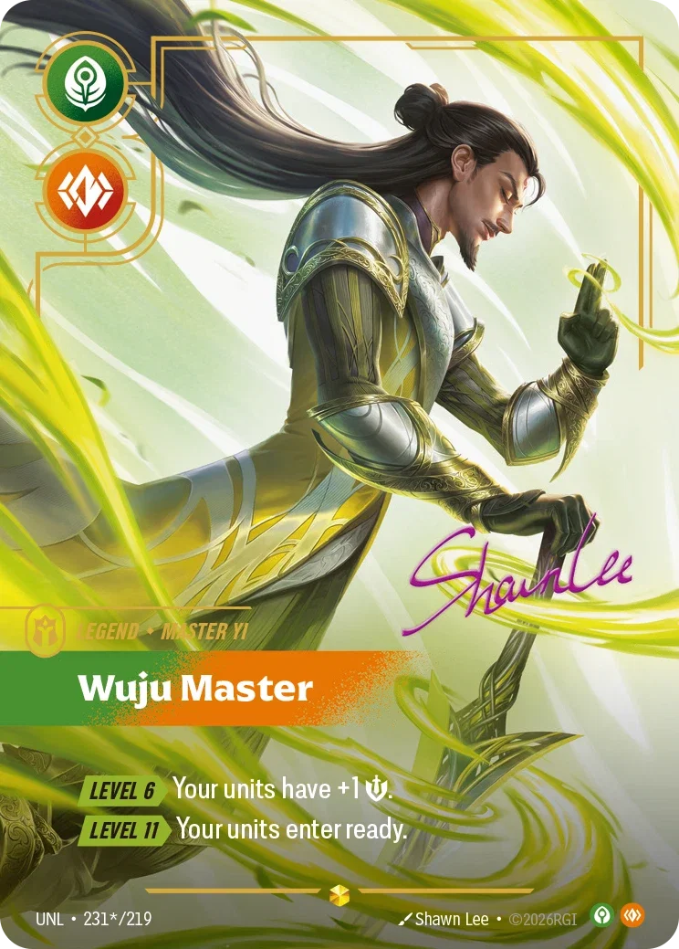 Unleashed (UNL) · Master Yi, Wuju Master · #231 (Signed)