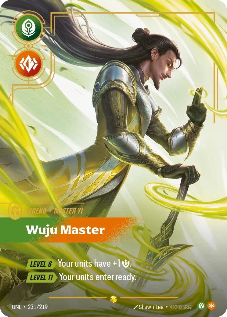Unleashed (UNL) · Master Yi, Wuju Master · #231 (Overnumber)