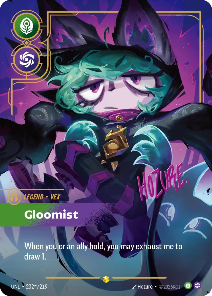 Unleashed (UNL) · Vex, Gloomist · #232 (Signed)