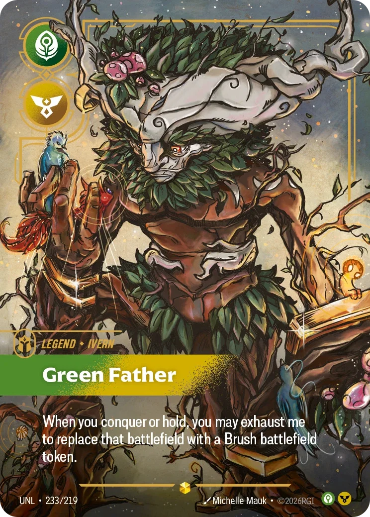 Unleashed (UNL) · Ivern, Green Father · #233 (Overnumber)