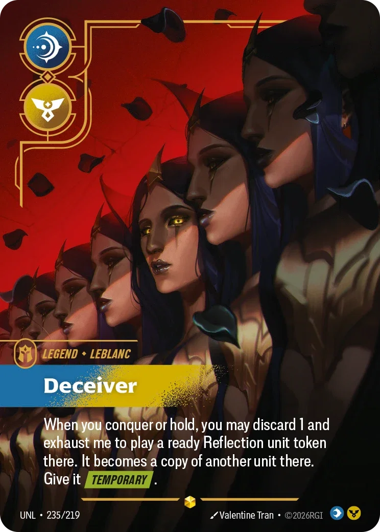 Unleashed (UNL) · LeBlanc, Deceiver · #235 (Overnumber)