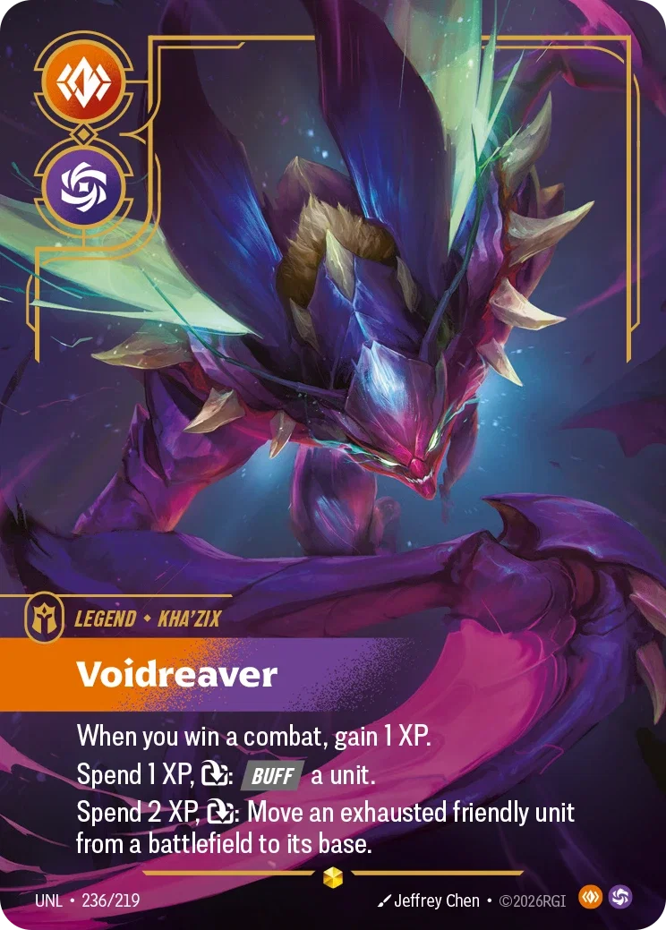 Unleashed (UNL) · Kha'Zix, Voidreaver · #236 (Overnumber)