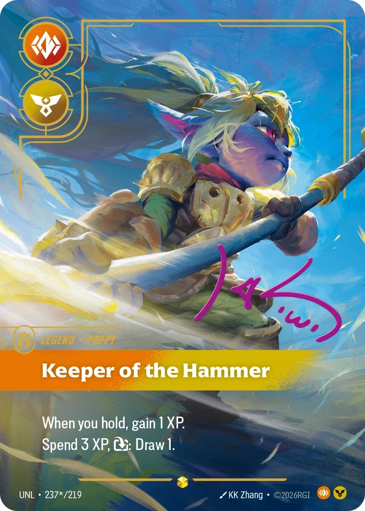 Unleashed (UNL) · Poppy, Keeper of the Hammer · #237 (Signed)