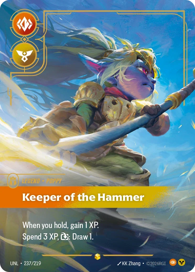 Unleashed (UNL) · Poppy, Keeper of the Hammer · #237 (Overnumber)