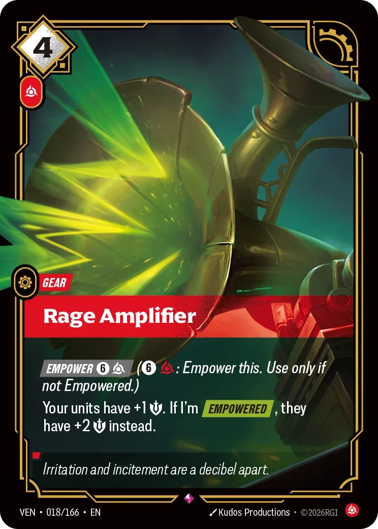 Vendetta (VEN) · Rage Amplifier · #18