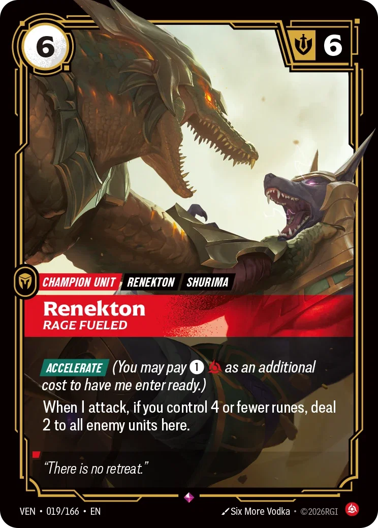 Vendetta (VEN) · Renekton, Rage Fueled · #19
