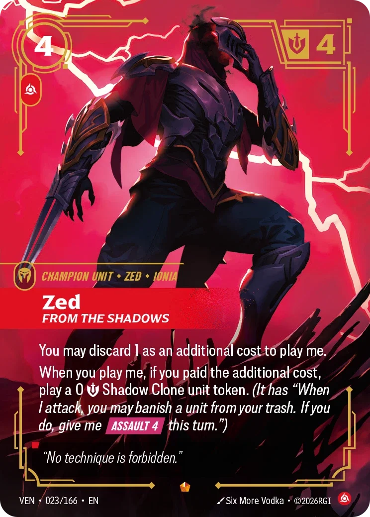 Vendetta (VEN) · Zed, From the Shadows · #23