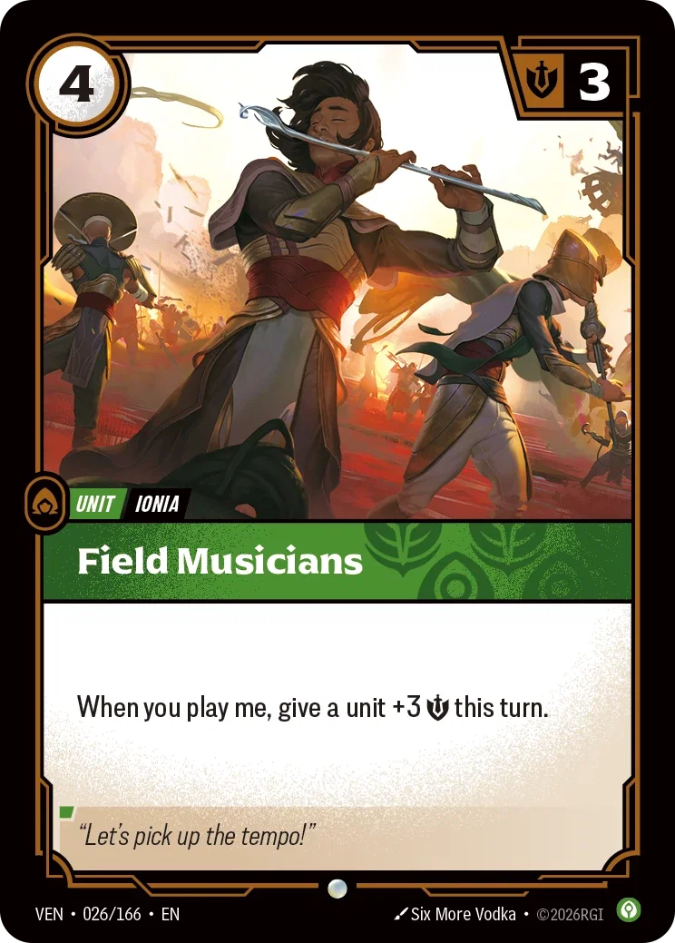 Vendetta (VEN) · Field Musicians · #26