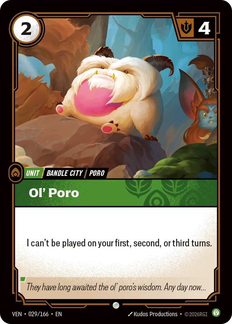 Vendetta (VEN) · Ol' Poro · #29