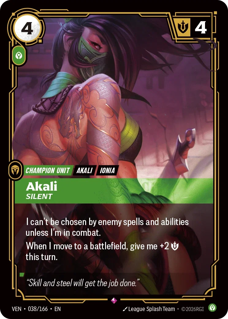 Vendetta (VEN) · Akali, Silent · #38