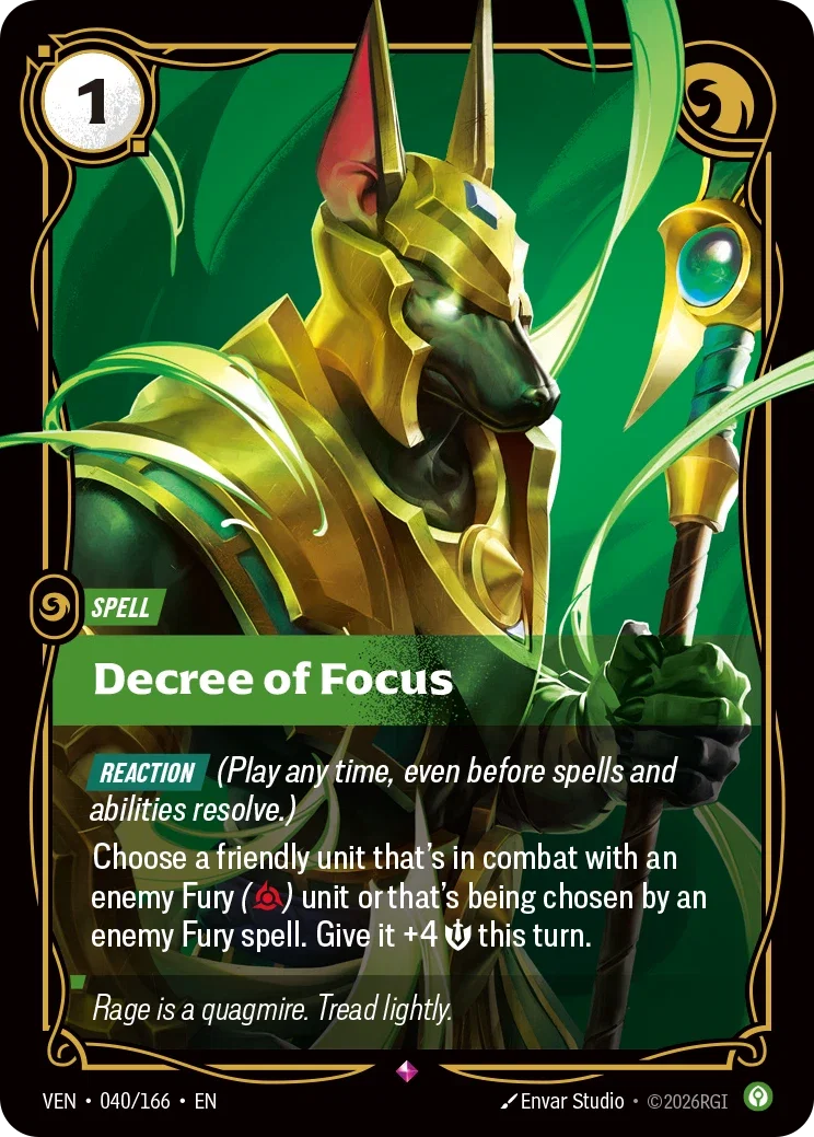 Vendetta (VEN) · Decree of Focus · #40