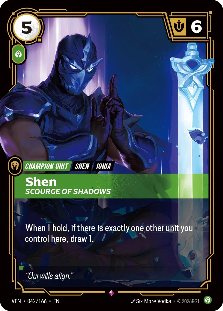 Vendetta (VEN) · Shen, Scourge of Shadows · #42