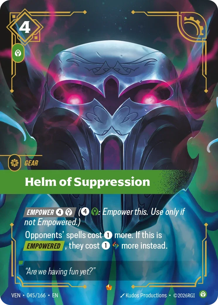 Vendetta (VEN) · Helm of Suppression · #45