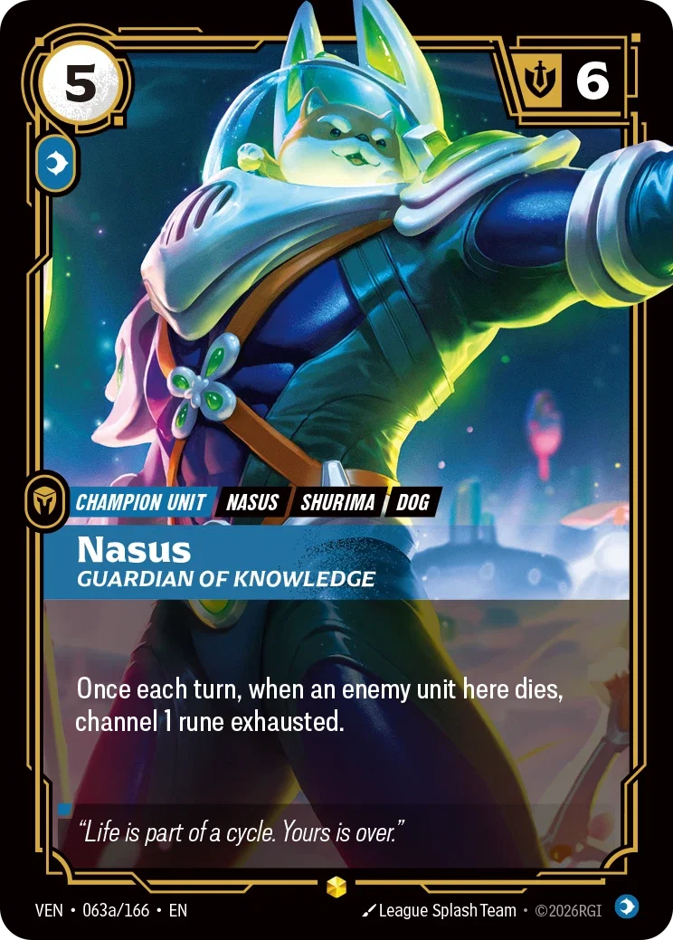 Vendetta (VEN) · Nasus, Guardian of Knowledge · #63 (Alt Art)