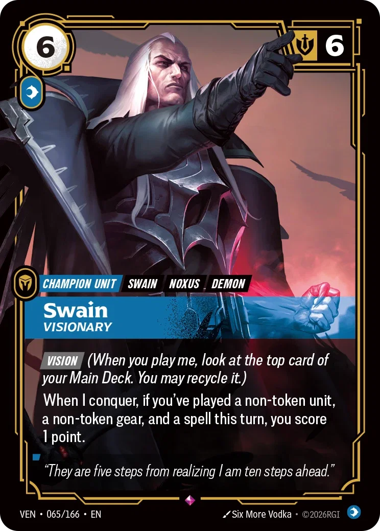 Swain, Visionary