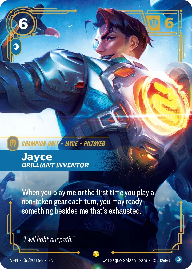 Vendetta (VEN) · Jayce, Brilliant Inventor · #68 (Alt Art)
