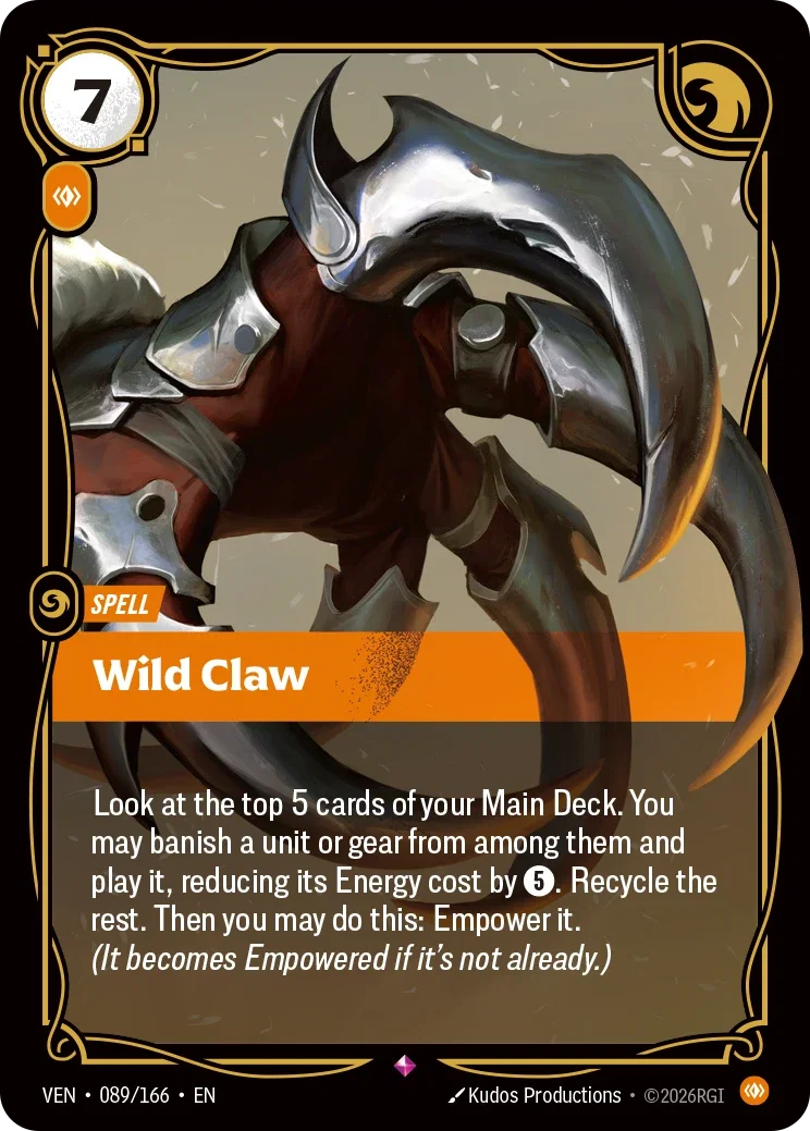 Vendetta (VEN) · Wild Claw · #89